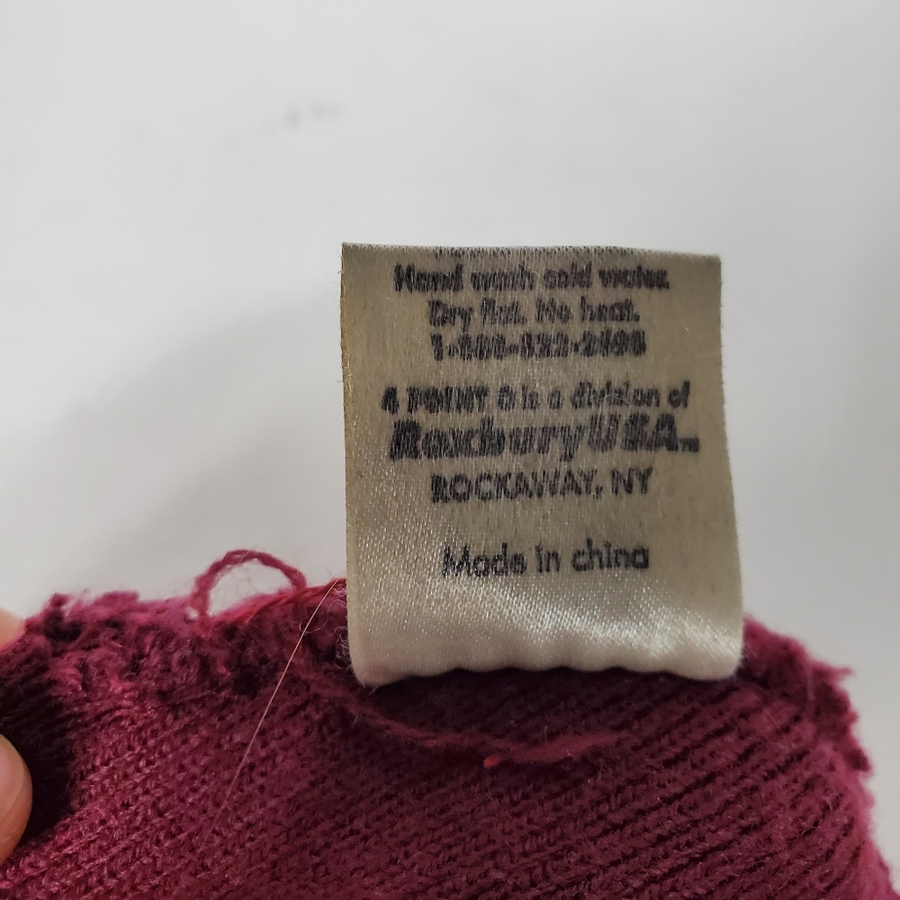 4 Point Unisex Maroon Aggies A&M Beanie Hat OS - Picture 4 of 4